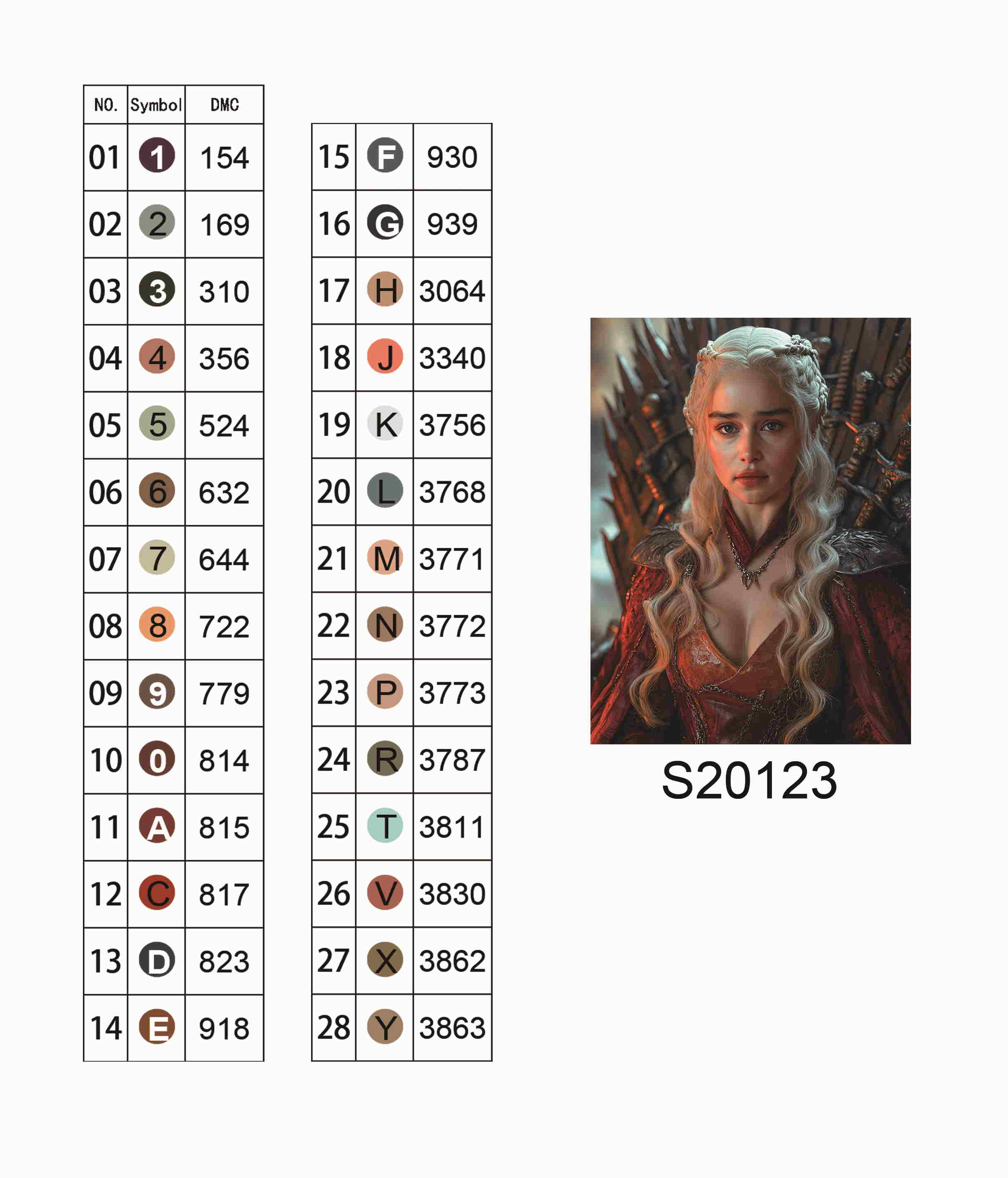 Алмазная мозаика "Мать драконов", 30*40см, на рамке, в кор. 31*41*2,5см, ТМ Dreamtoys