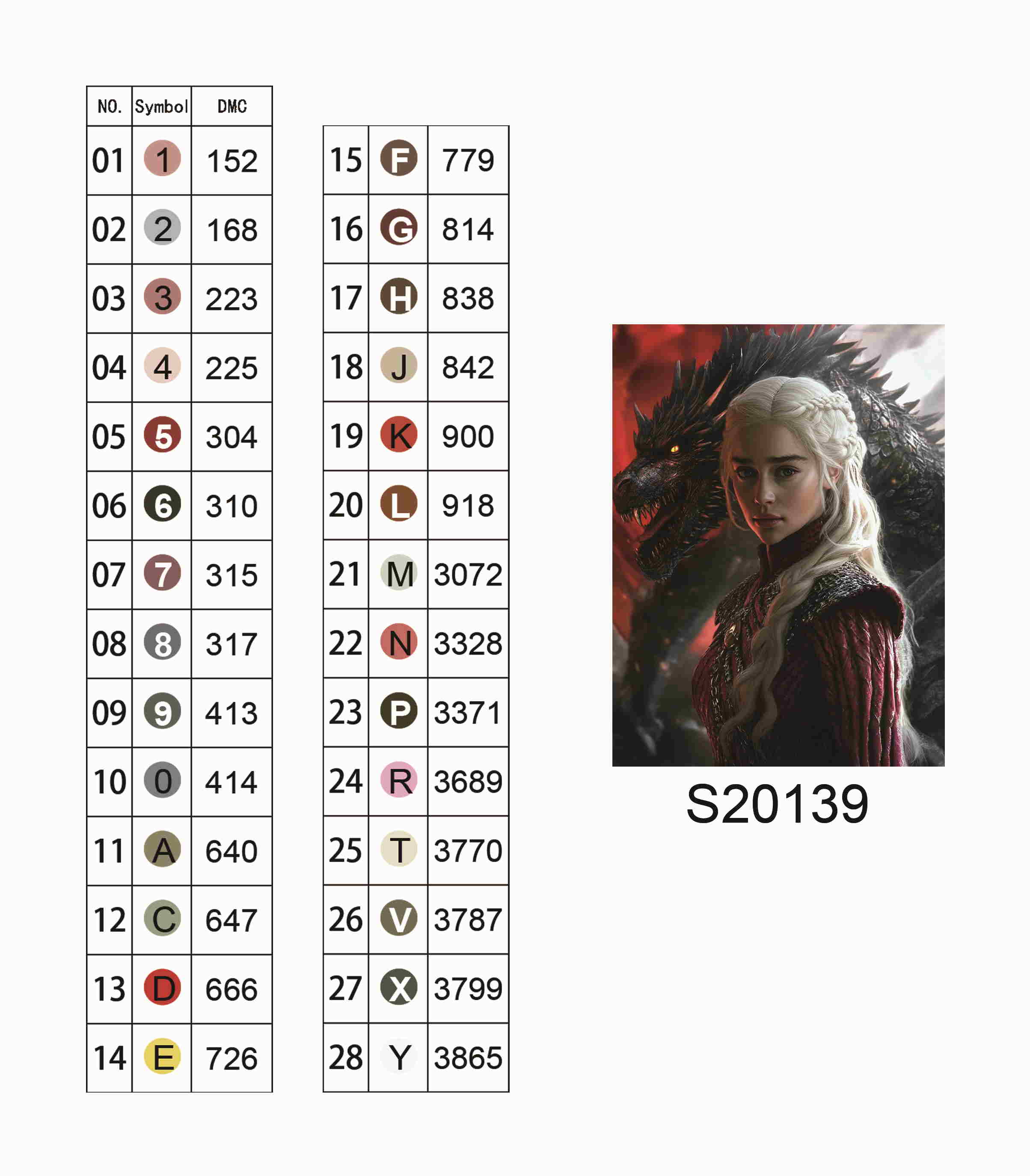 Алмазная мозаика "Императрица драконов", 30*40см, на рамке, в кор. 31*41*2,5см, ТМ Dreamtoys