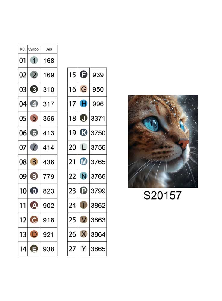 Алмазная мозаика "Морозный взгляд", 30*40см, на рамке, в кор. 31*41*2,5см, ТМ Dreamtoys