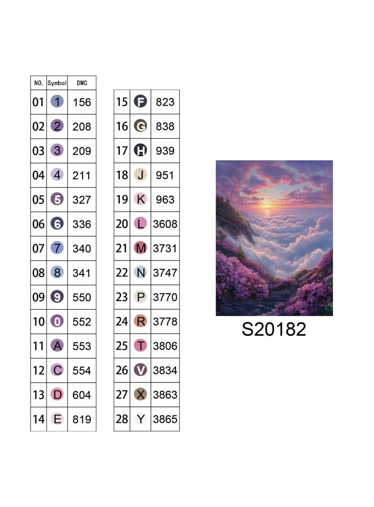 Алмазная мозаика "В облаках", 30*40см, на рамке, в кор. 31*41*2,5см, ТМ Dreamtoys