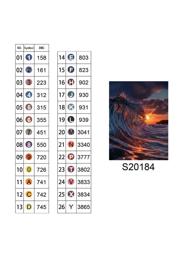 Алмазная мозаика "Морской закат", 30*40см, на рамке, в кор. 31*41*2,5см, ТМ Dreamtoys