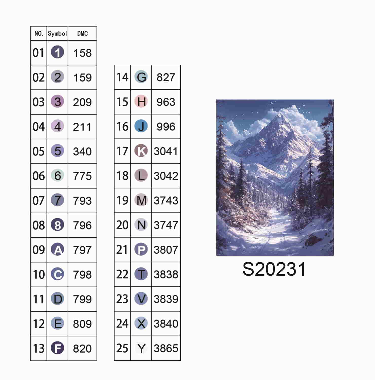 Алмазна мозаїка "Велич зими", 30*40см, на рамці, в кор. 31*41*2,5см, ТМ Dreamtoys