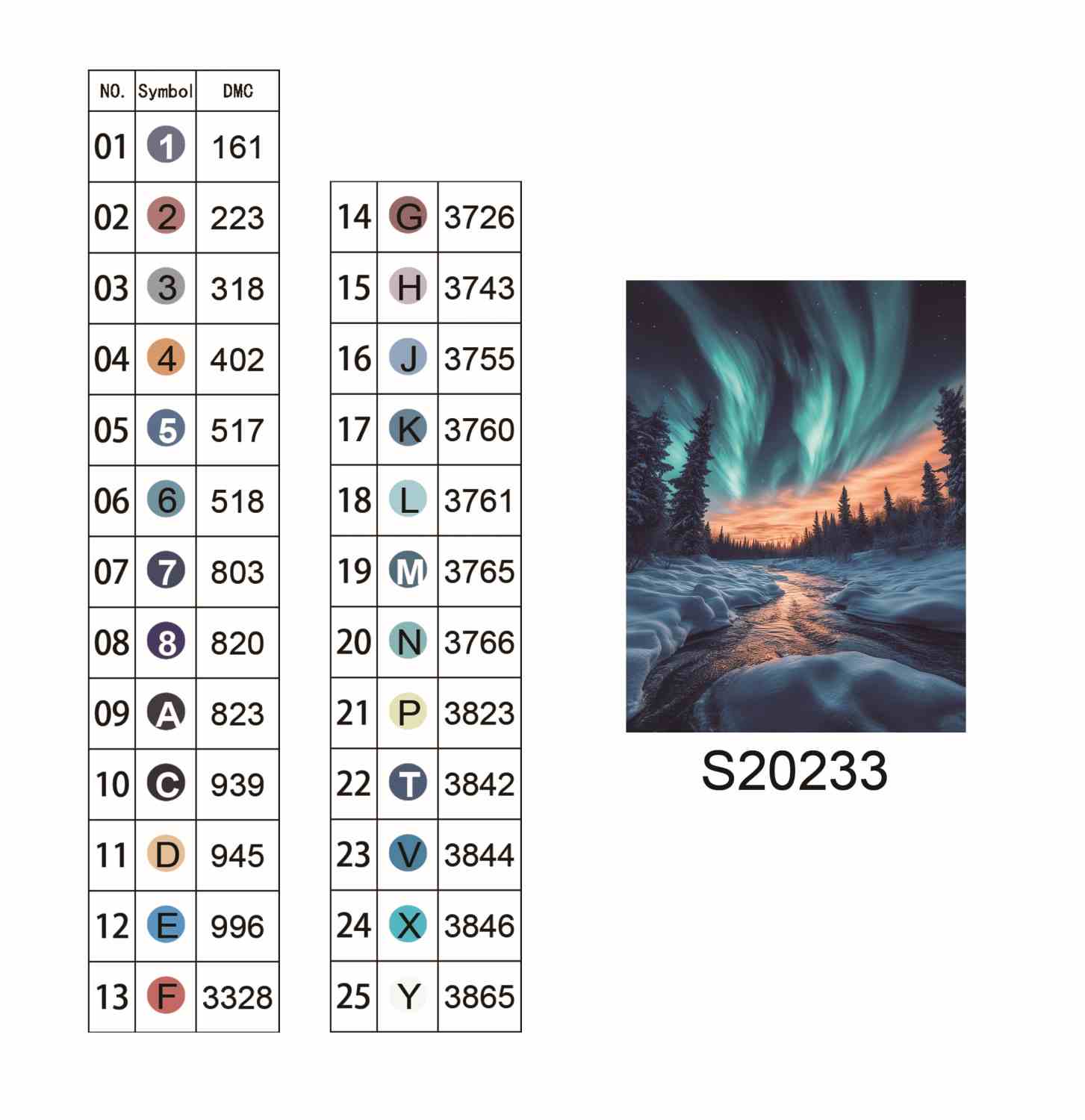 Алмазна мозаїка "Небесний мороз", 30*40см, на рамці, в кор. 31*41*2,5см, ТМ Dreamtoys