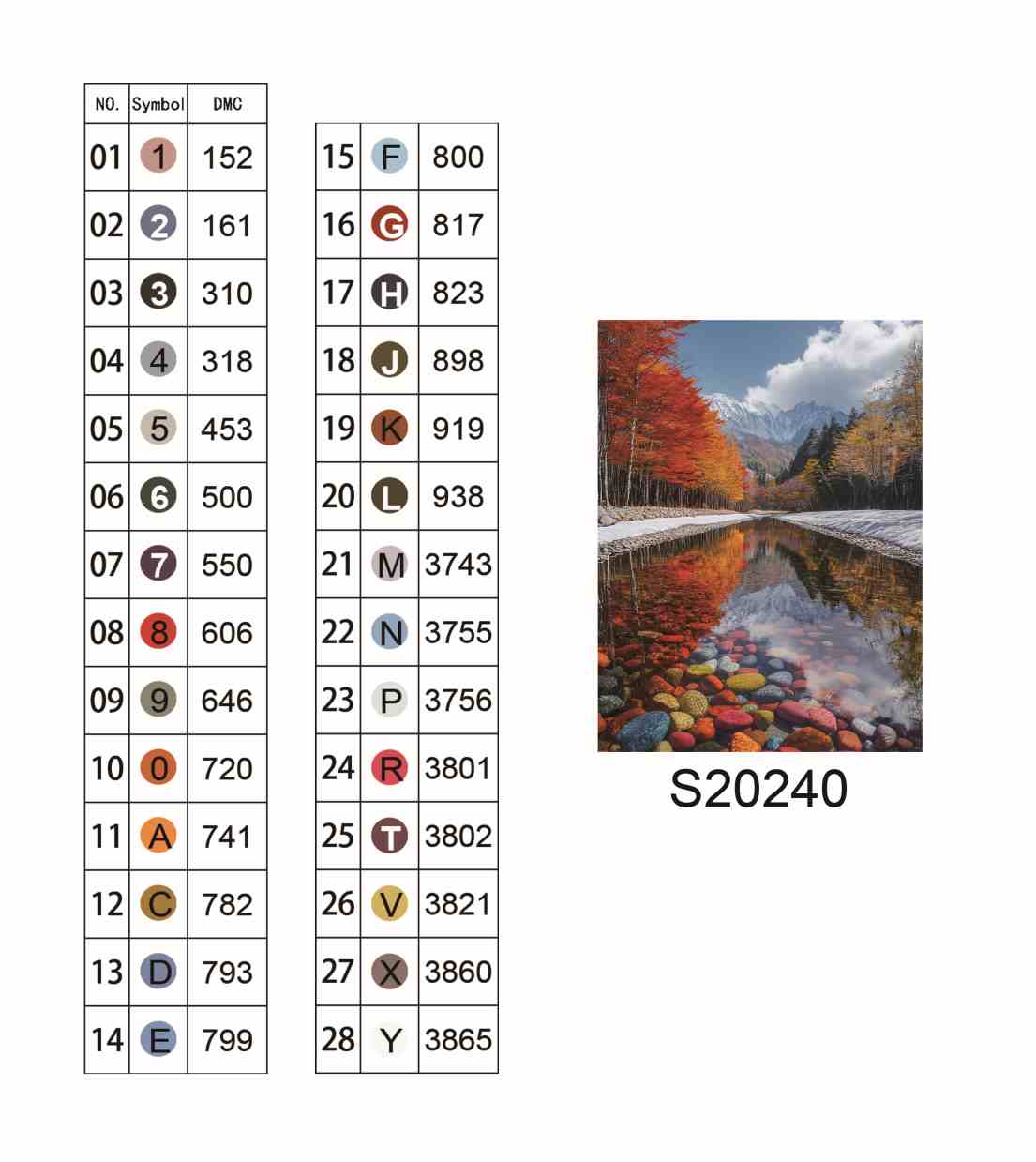 Алмазная мозаика "Радужный пейзаж", 30*40см, на рамке, в кор. 31*41*2,5см, ТМ Dreamtoys