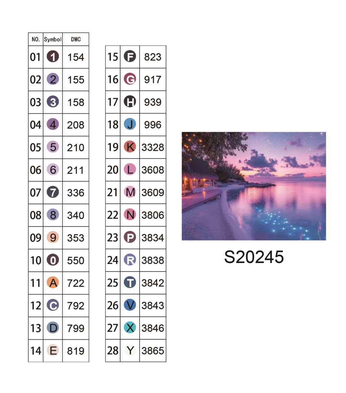 Алмазна мозаїка "Чарівність заходу сонця", 30*40см, на рамці, в кор. 31*41*2,5см, ТМ Dreamtoys