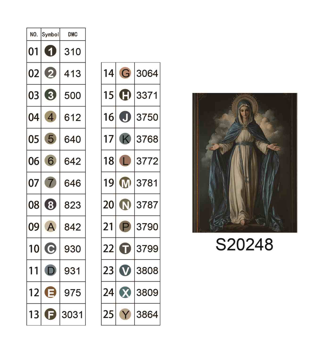 Алмазная мозаика "Небесная благодать", 30*40см, на рамке, в кор. 31*41*2,5см, ТМ Dreamtoys