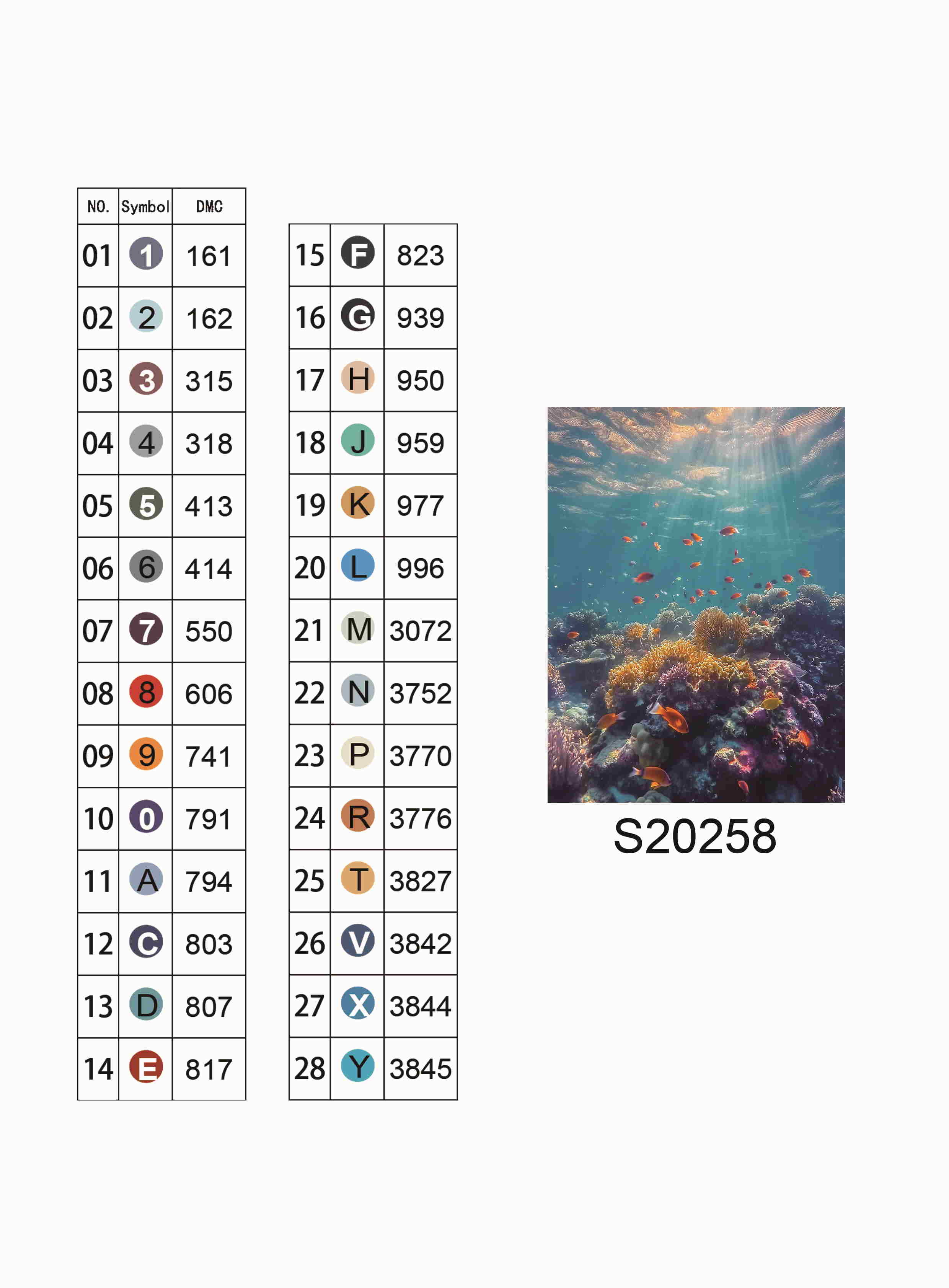 Алмазна мозаїка "Підводні глибини", 30*40см, на рамці, в кор. 31*41*2,5см, ТМ Dreamtoys