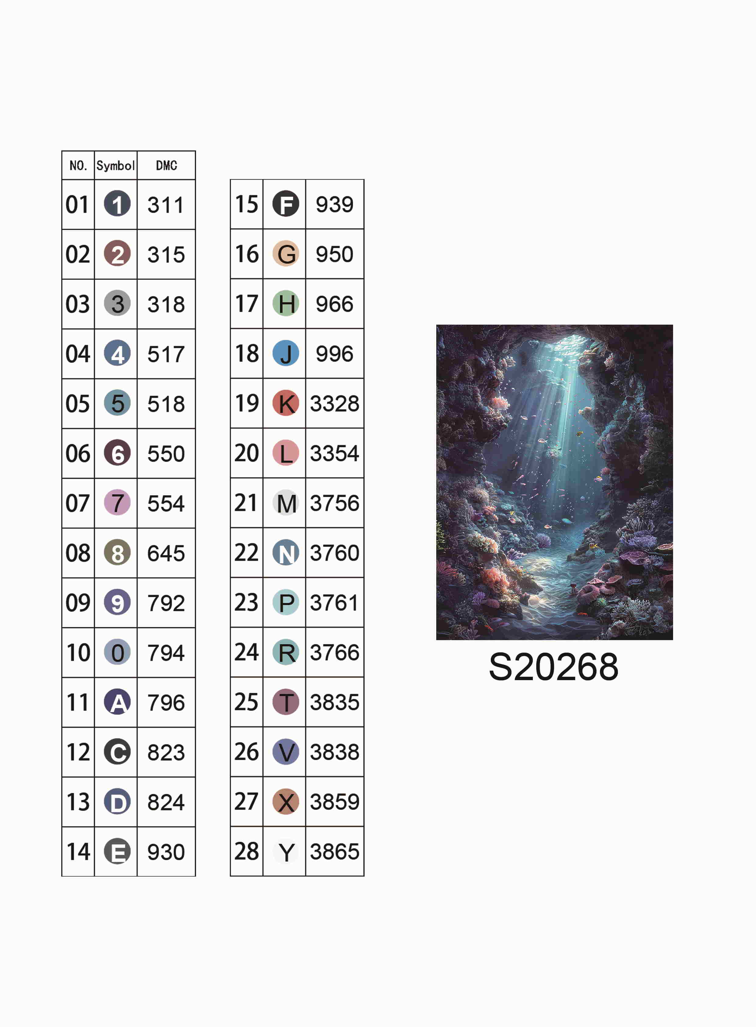 Алмазная мозаика "Морское величие", 30*40см, на рамке, в кор. 31*41*2,5см, ТМ Dreamtoys