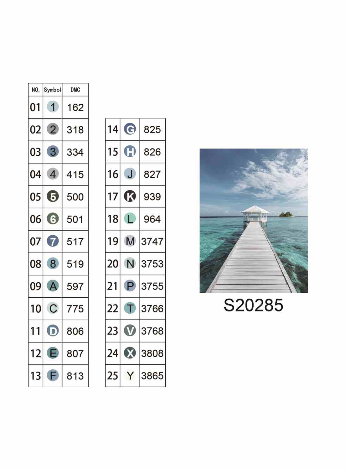 Алмазна мозаїка "Райський куточок. Мальдіви", 30*40см, на рамці, в кор. 31*41*2,5см, ТМ Dreamtoys