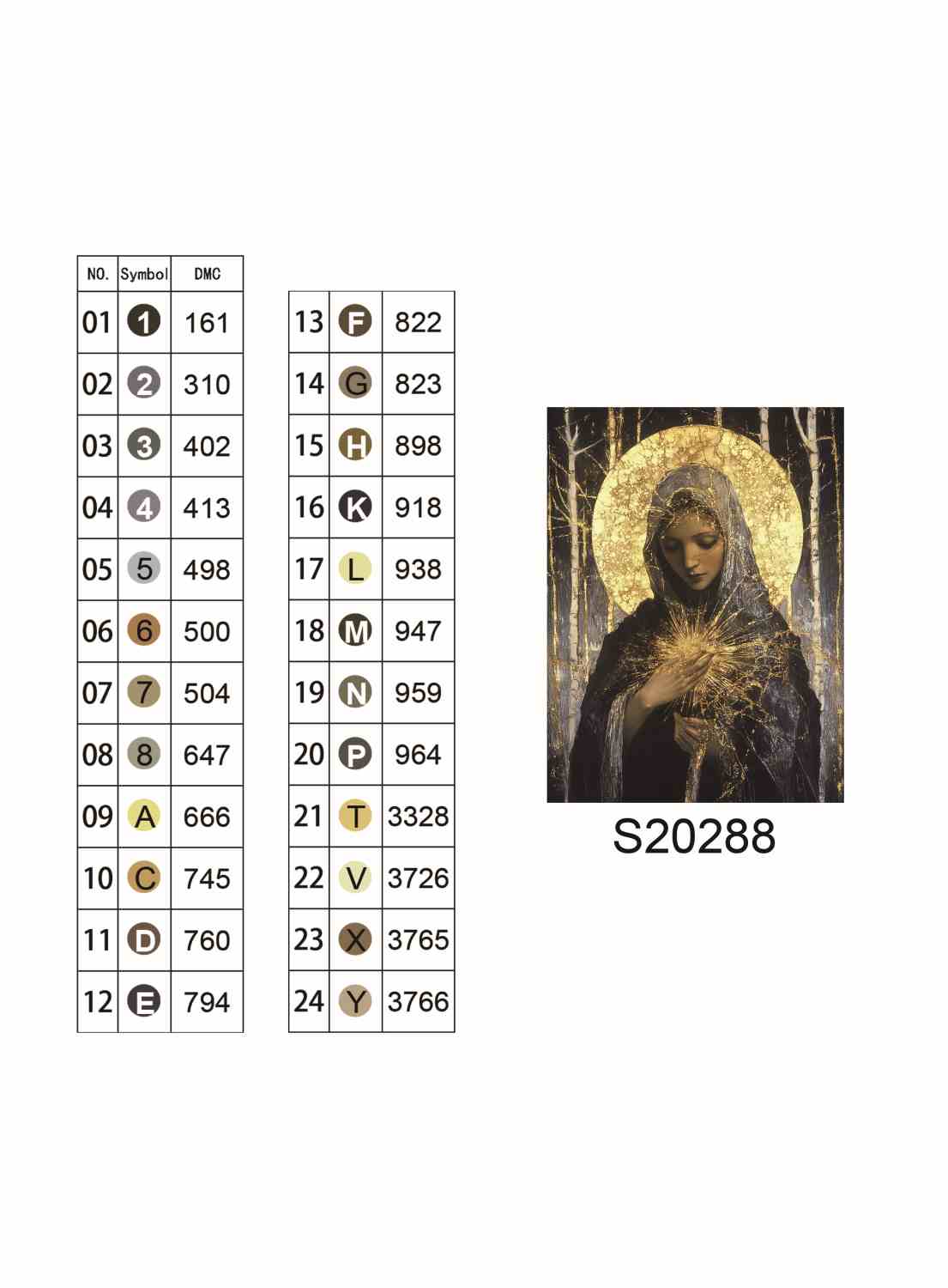 Алмазная мозаика "Сияющая благодать", 30*40см, на рамке, в кор. 31*41*2,5см, ТМ Dreamtoys