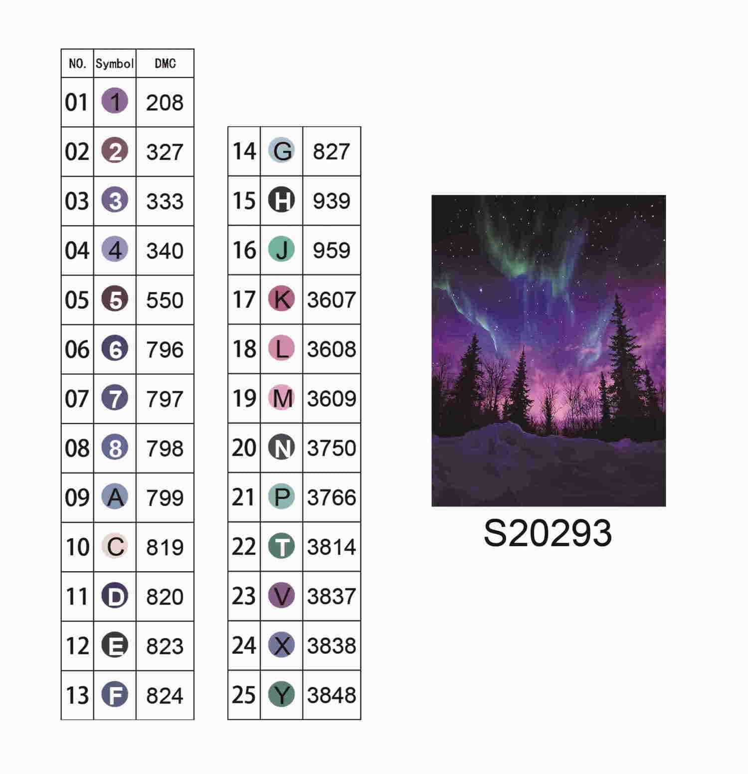 Алмазна мозаїка "Небесна симфонія", 30*40см, на рамці, в кор. 31*41*2,5см, ТМ Dreamtoys