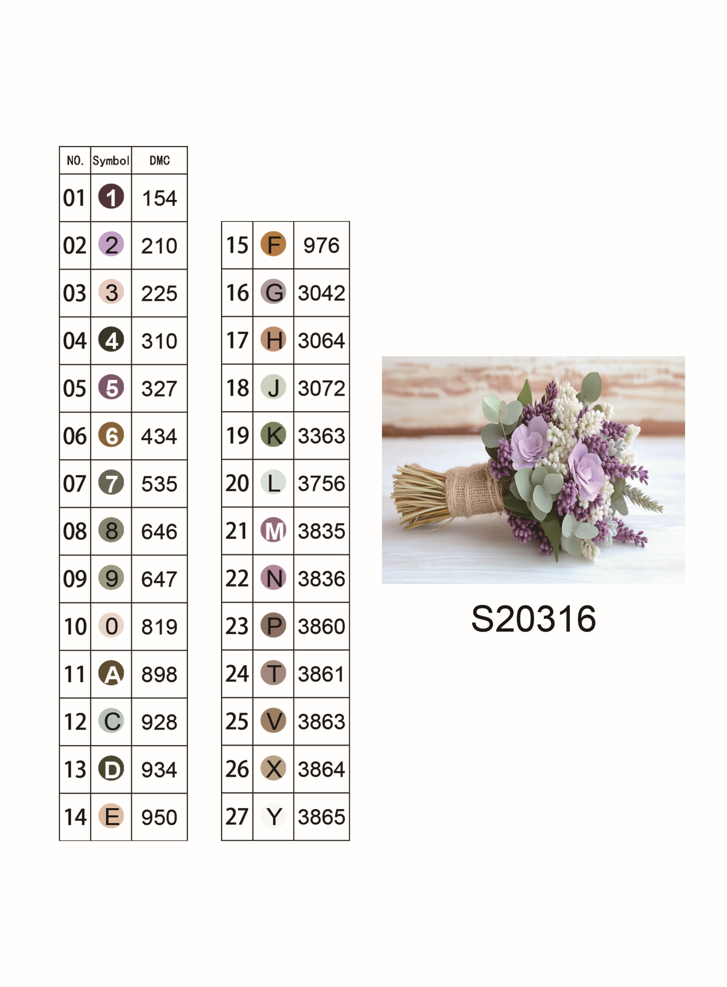 Алмазна мозаїка "Крафтовий букет", 30*40см, на рамці, в кор. 31*41*2,5см, ТМ Dreamtoys