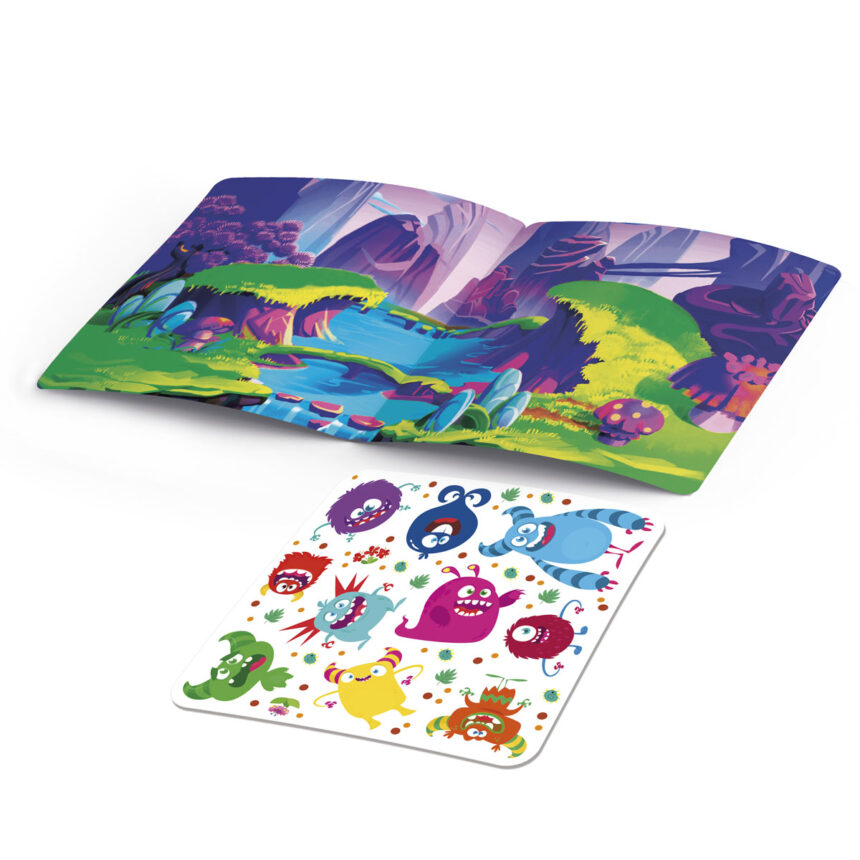 Набір для творчості з  наліпками "Монстрики", пак.19*17см , ТМ Vladi Toys, Україна