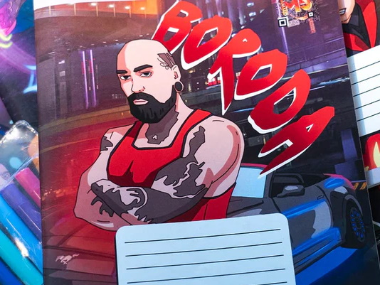 Тетради М5, 24 листа, клетка ЦЕНА ЗА УП. 5ШТ, пак. 25*14*29см