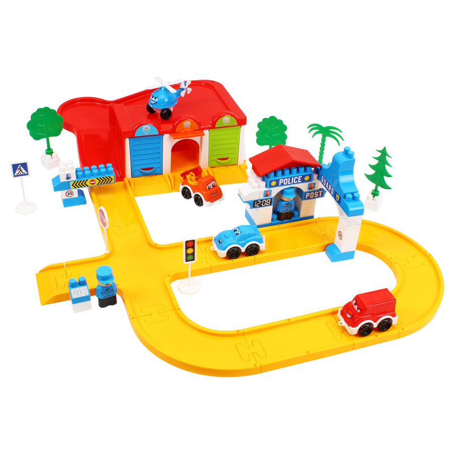 Игровой набор "Паркинг Полиция", в кор. 37*27.5*19см, ТМ Технок, Украина