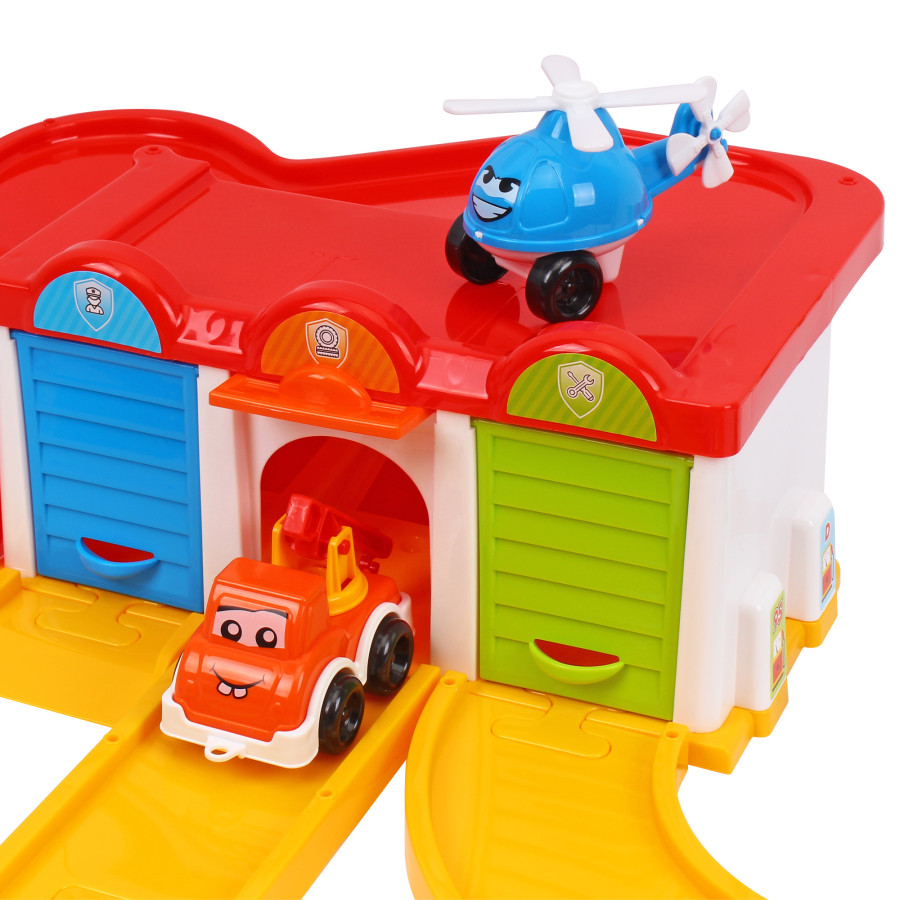 Игровой набор "Паркинг Полиция", в кор. 37*27.5*19см, ТМ Технок, Украина