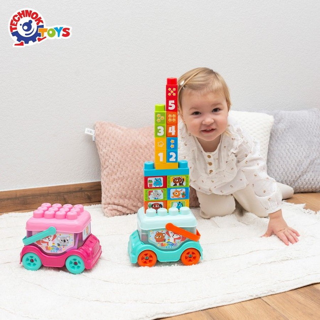 Автобус-конструктор, сетка 19*15.5*12.5см, ТМ Технок, Украина