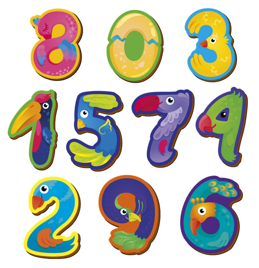 Набор магнитов "Цифри" (укр), в кор. 14*10,5*5,5 см, ТМ Vladi Toys, Украина (12шт)