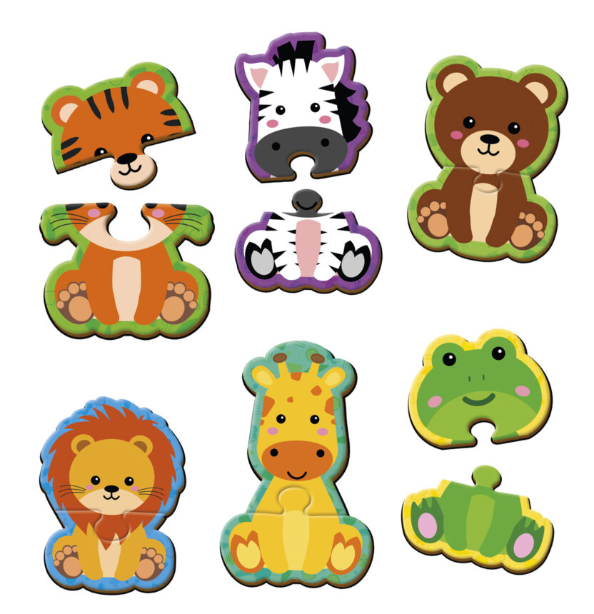 Пазли магнітні "Тваринки", ТМ Vladi Toys, Україна