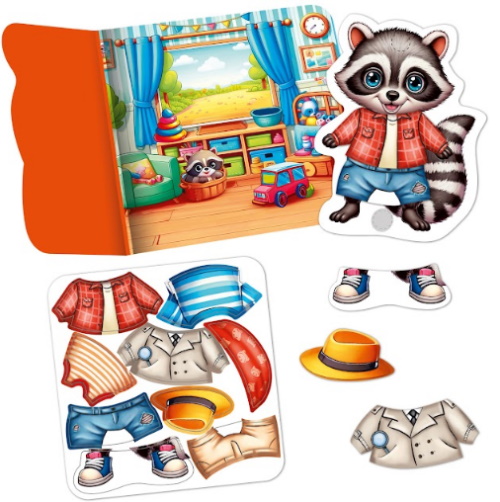 Гра розвиваюча з липучками "Єнотик", ТМ Vladi Toys, Україна