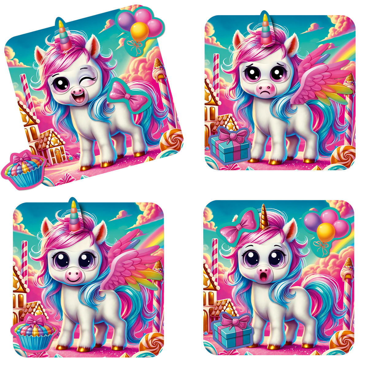 Гра розвиваюча магнітна "Емоції Єдиноріжки"  (укр), ТМ Vladi Toys, Україна