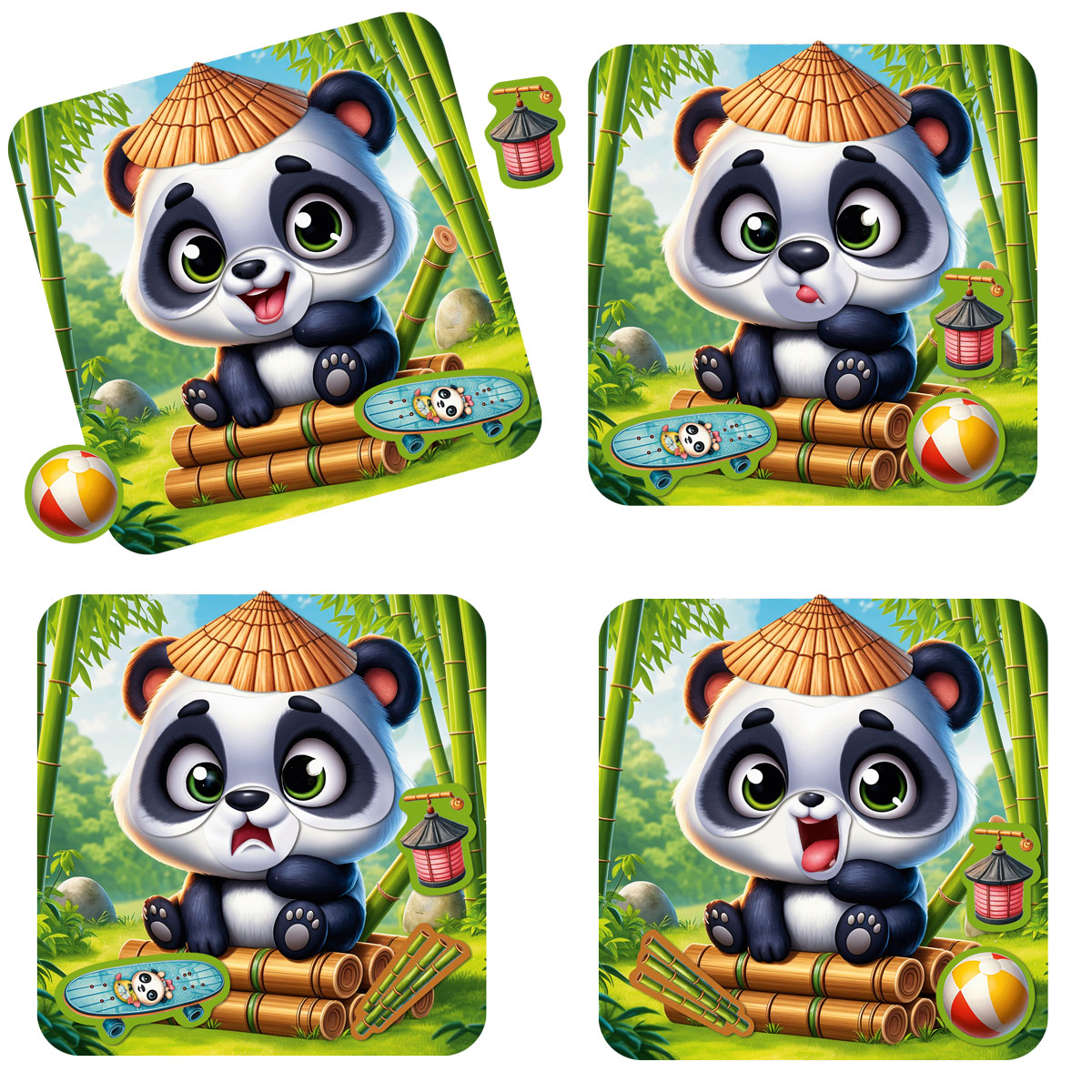 Игра развивающая магнитная "Эмоции Пандочки" (укр), ТМ Vladi Toys, Украина