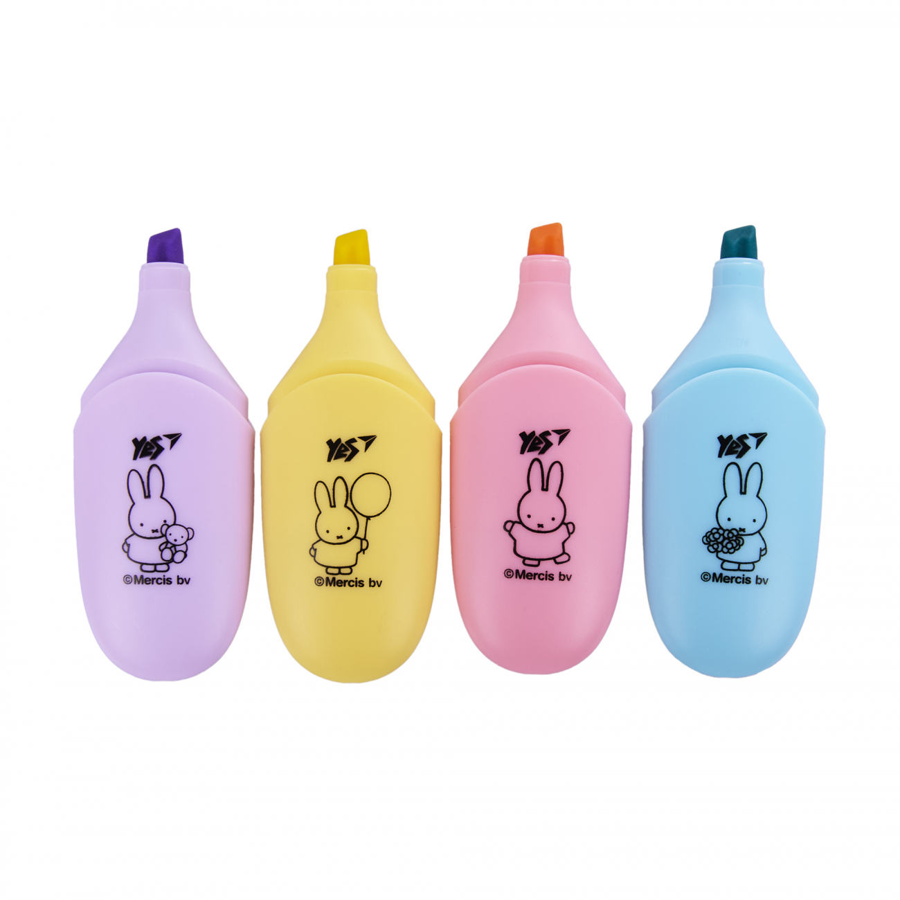 Маркер текстовый "Miffy" в наборе, 4 шт, в кор. 14*8*2см, ТМ YES, Украина