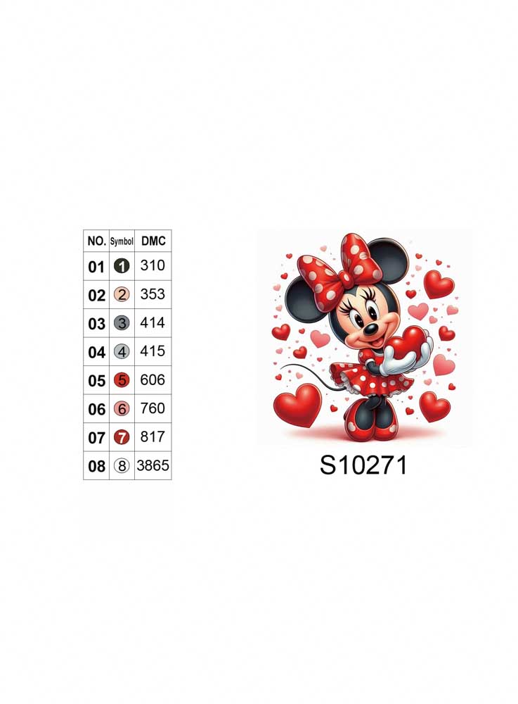 Алмазная мозаика "В сердцах", 20*20см, на рамке, в кор. 21*21*2,5см, ТМ Dreamtoys