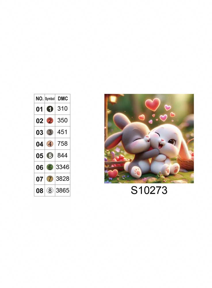 Алмазная мозаика "Обнимашки", 20*20см, на рамке, в кор. 21*21*2,5см, ТМ Dreamtoys