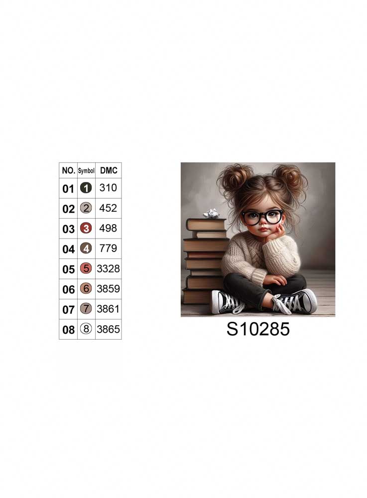 Алмазна мозаїка "Розумниця", 20*20см, на рамці, в кор. 21*21*2,5см, ТМ Dreamtoys