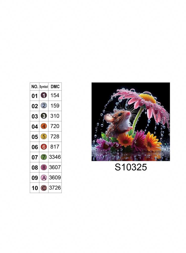 Алмазная мозаика "Капельки", 20*20см, на рамке, в кор. 21*21*2,5см, ТМ Dreamtoys