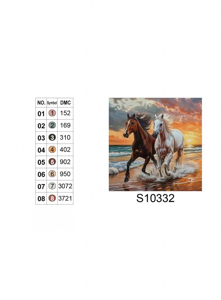 Алмазная мозаика "Аллюр вдоль берега", 20*20см, на рамке, в кор. 21*21*2,5см, ТМ Dreamtoys