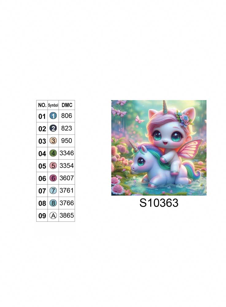 Алмазная мозаика "Магия дружбы", 20*20см, на рамке, в кор. 21*21*2,5см, ТМ Dreamtoys