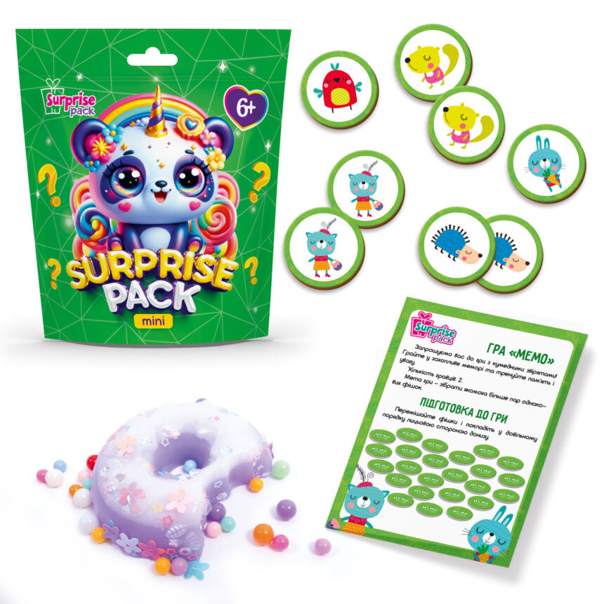 Набор для творчества Vladi Toys с сюрпризами "Surprise Pack Mini 4", ТМ Vladi Toys, Украина
