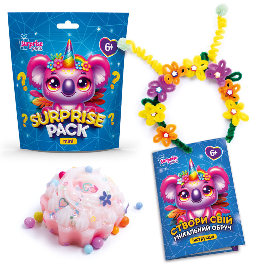 Набор для творчества Vladi Toys с сюрпризами "Surprise Pack Mini 5", ТМ Vladi Toys, Украина