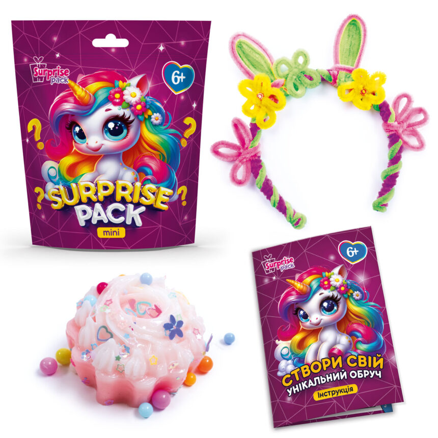 Набор для творчества Vladi Toys с сюрпризами "Surprise Pack Mini 6", ТМ Vladi Toys, Украина