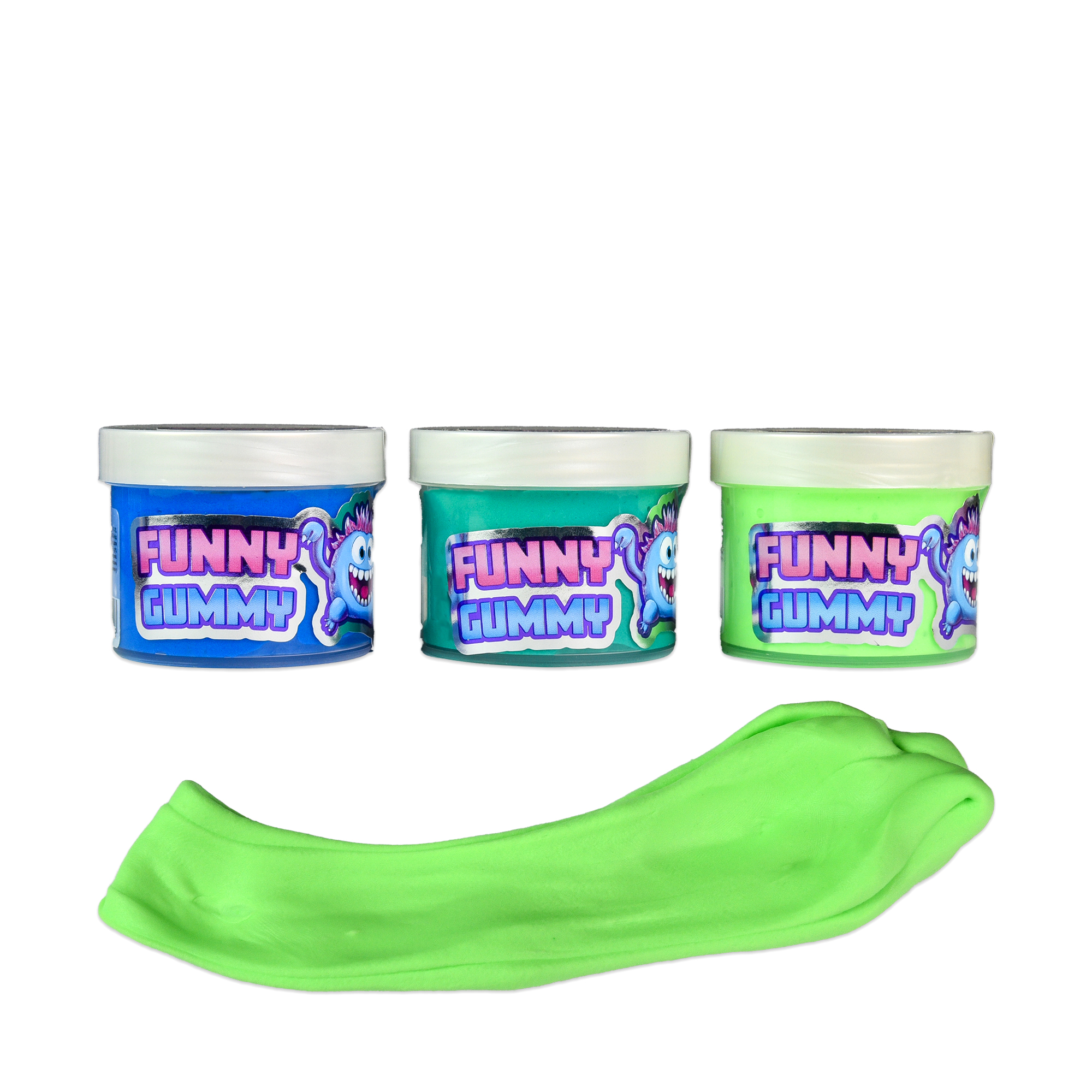 Тягучая масса Funny Gummy (Фани Гамми), ЦЕНА ЗА 1ШТ, ТМ Стратег, Украина