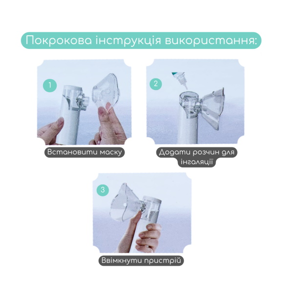 Портативний інгалятор (небулайзер), ТМ MEGAZayka