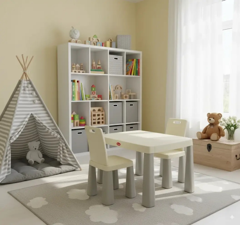 Набор детский Doloni стол и два стула, в кор. 85*60*22см, ТМ Долони, Украина