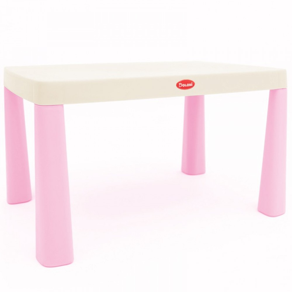 Набор "Играем и учимся" (в наборе стол, стул, конструктор Набор для девочек 404 деталей в контейнере для хранения), в кор. 85*60*22см, ТМ Долони, Украина