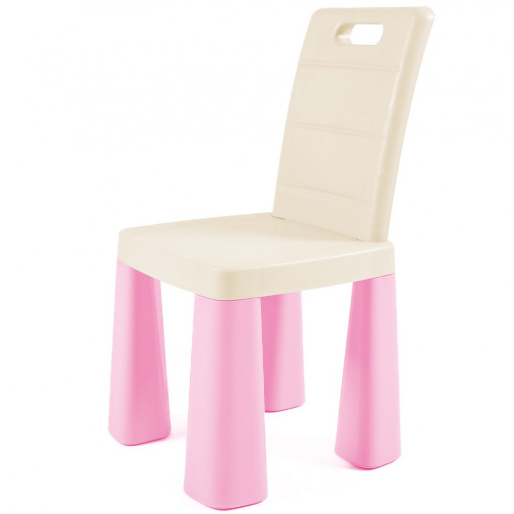 Набор "Играем и учимся" (в наборе стол, стул, конструктор Набор для девочек 404 деталей в контейнере для хранения), в кор. 85*60*22см, ТМ Долони, Украина