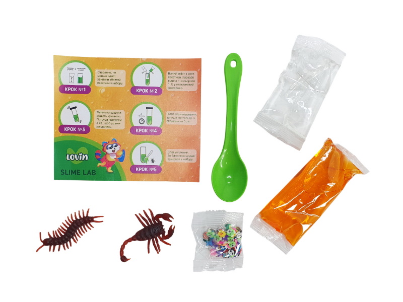Набор для экспериментов Slime Lab, колба 15*5см ТМ Lovin (24шт)