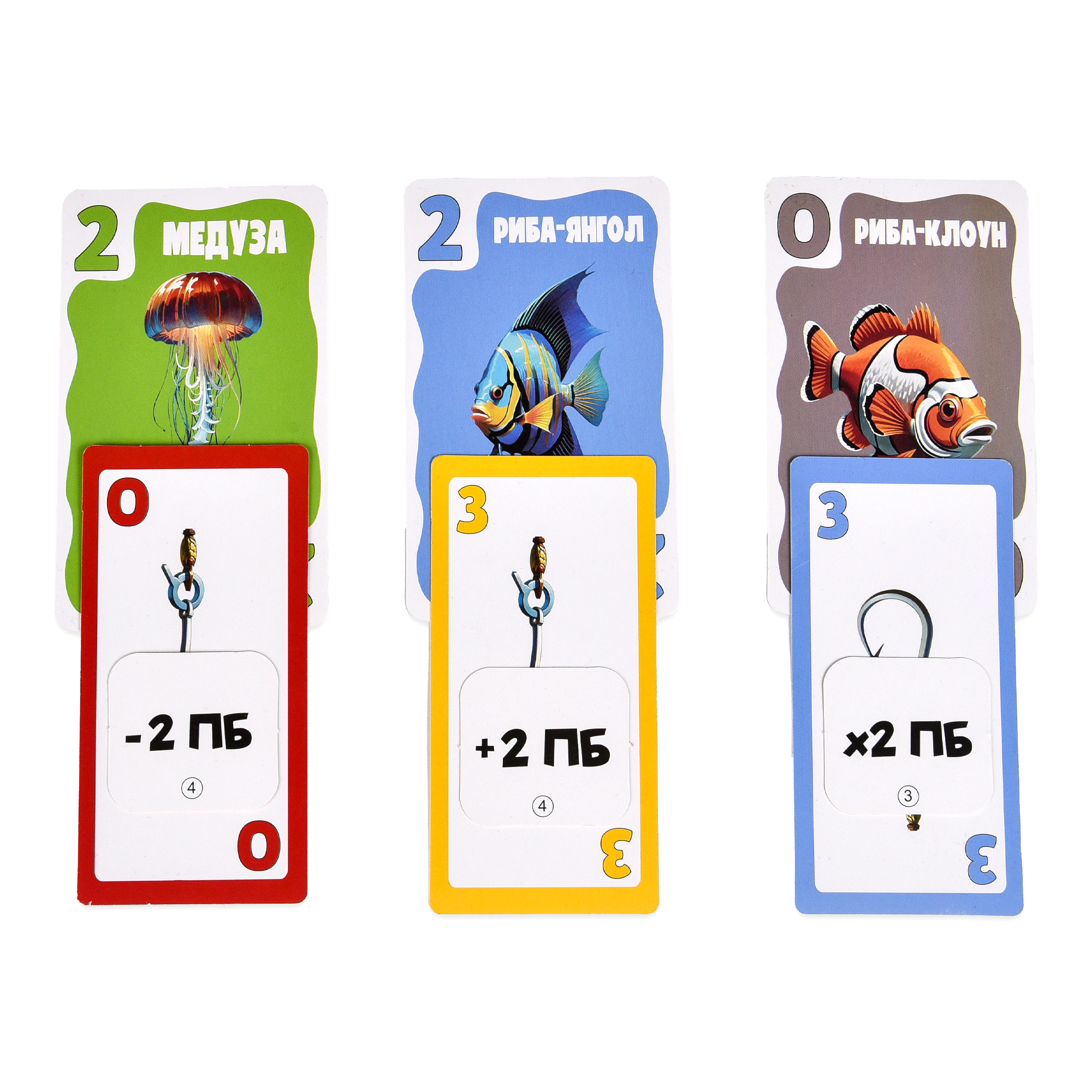 Настольная игра "Скажена рибалка" (укр), в кор. 17*12*5см, ТМ Стратег, Украина