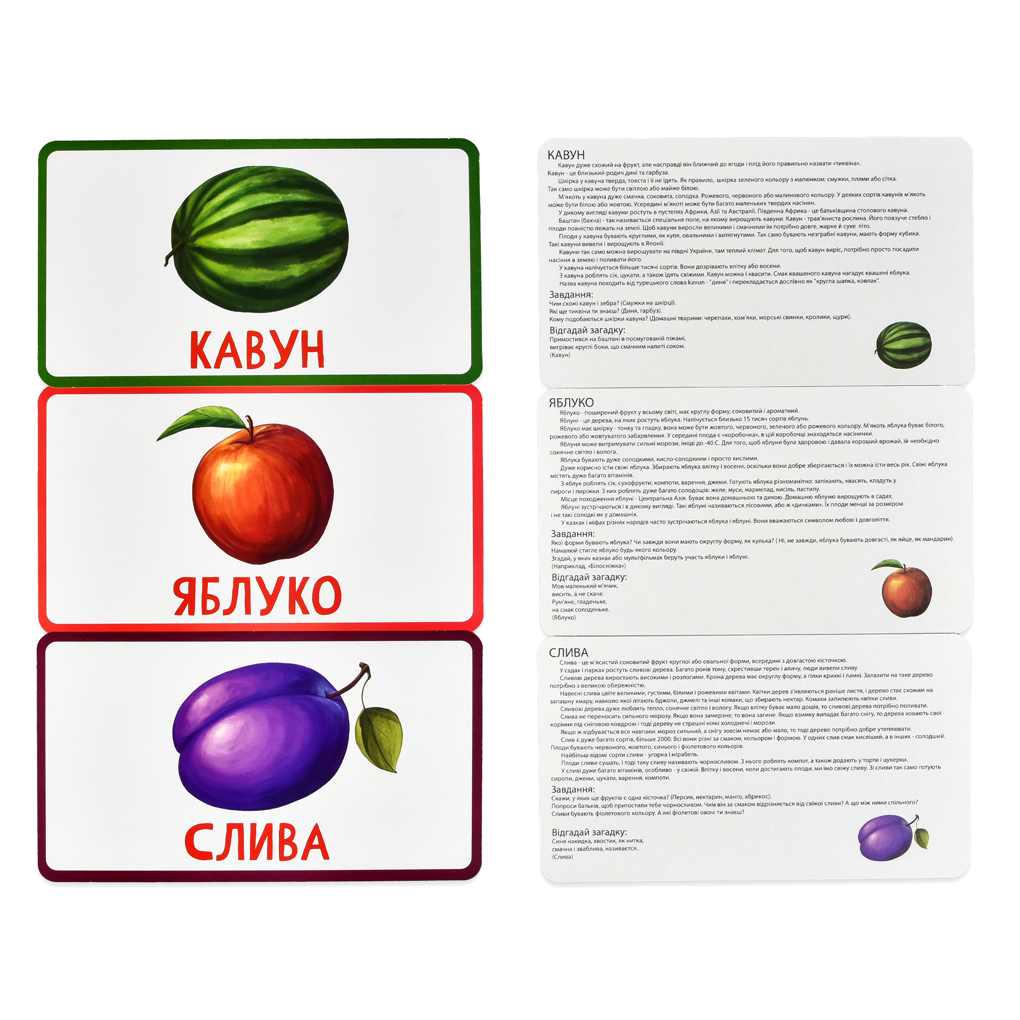 Настільна гра "Вивчай світ. Фрукти" українською мовою,в кор. 28*19*3см,ТМ Стратег, Україна