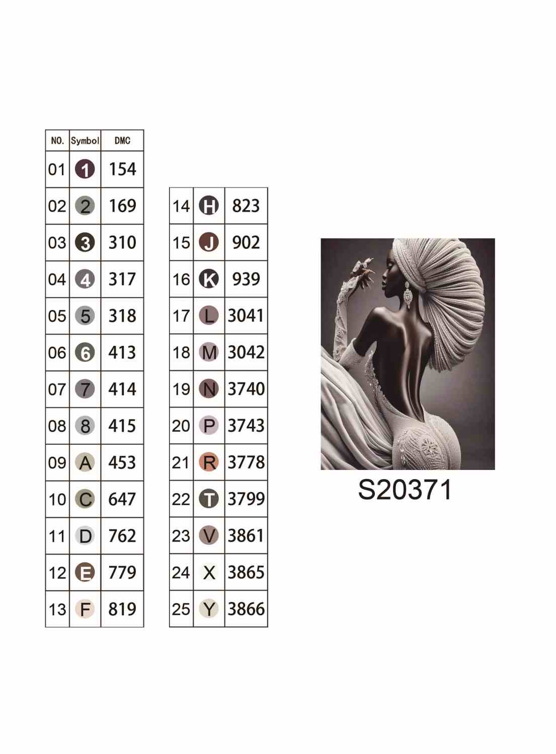 Алмазна мозаїка "Шоколадна богиня", на підрамнику 30*40см, в кор. 31*41*2,5см, ТМ Dreamtoys