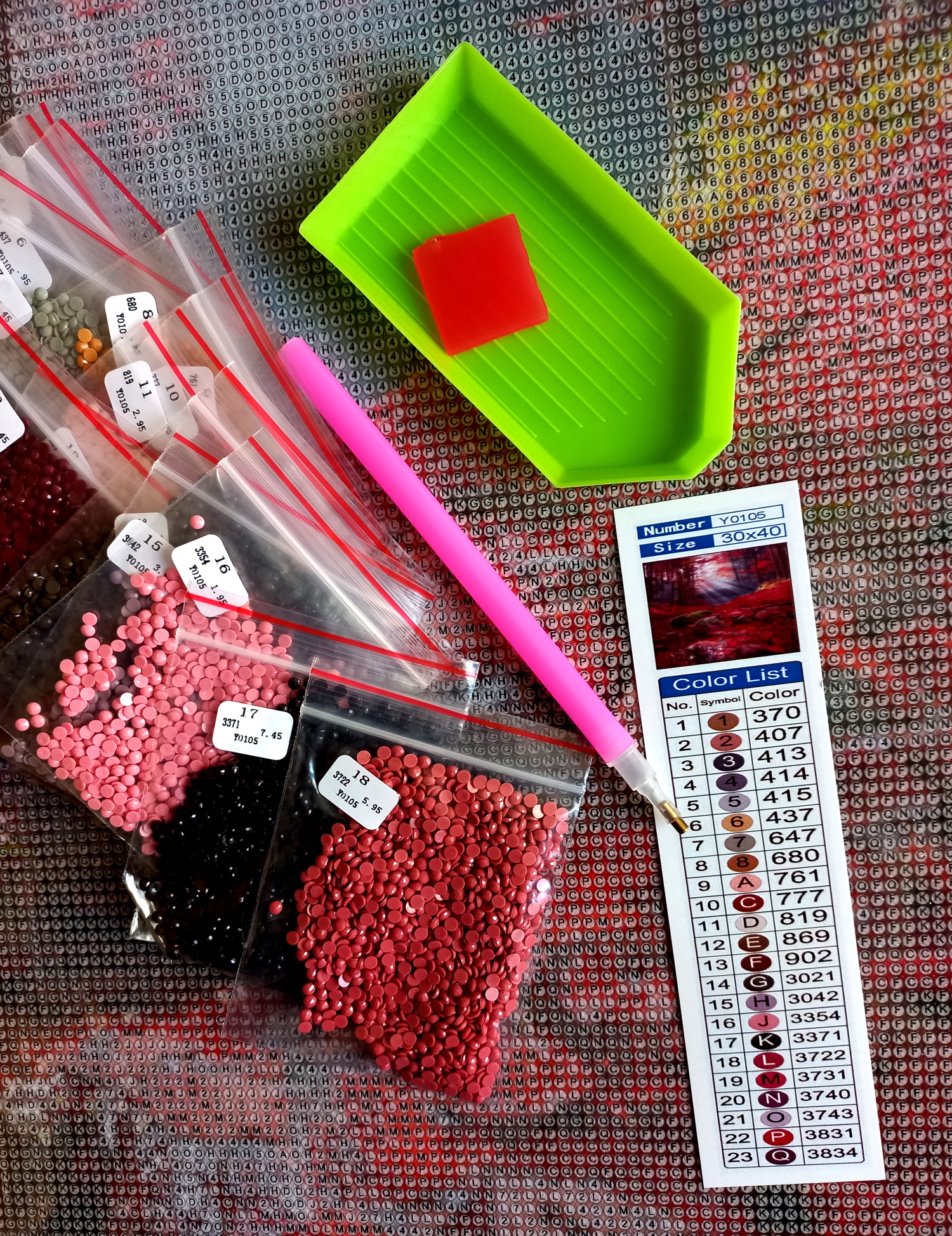 Алмазная мозаика "Чеширская шляпка", на подрамнике 30*40см, в кор. 31*41*2,5см, ТМ Dreamtoys