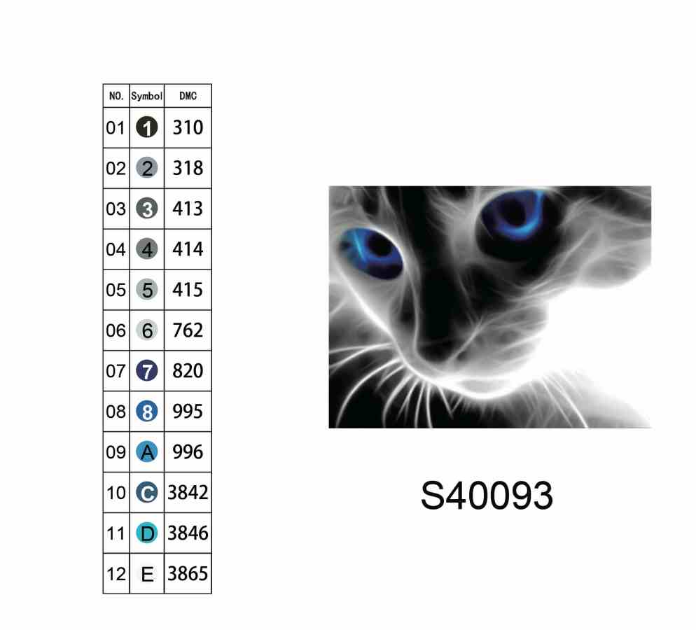 Алмазная мозаика "Неоновый взгляд" 40*50см, на подрамнике, в кор. 41*51*2,5см, ТМ Dreamtoys