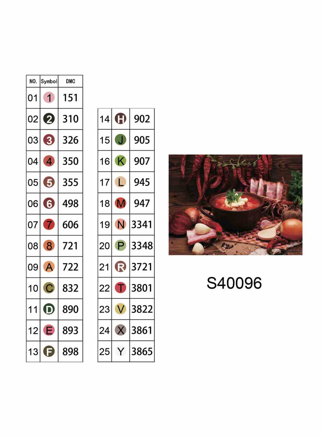 Алмазная мозаика "Красное Золото кухни" 40*50см, на подрамнике, в кор. 41*51*2,5см, ТМ Dreamtoys