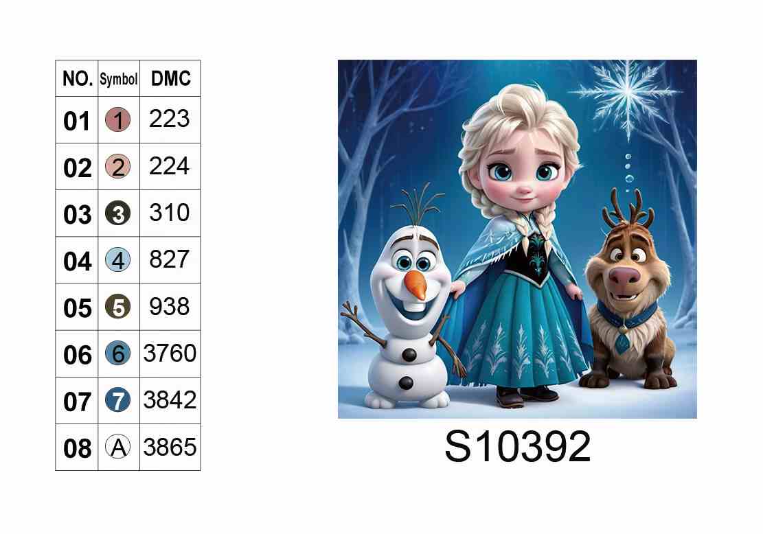 Алмазная мозаика "Королевское трио Эренделла", 20*20см, на рамке, кор. 21*21*2,5см, ТМ Dreamtoys