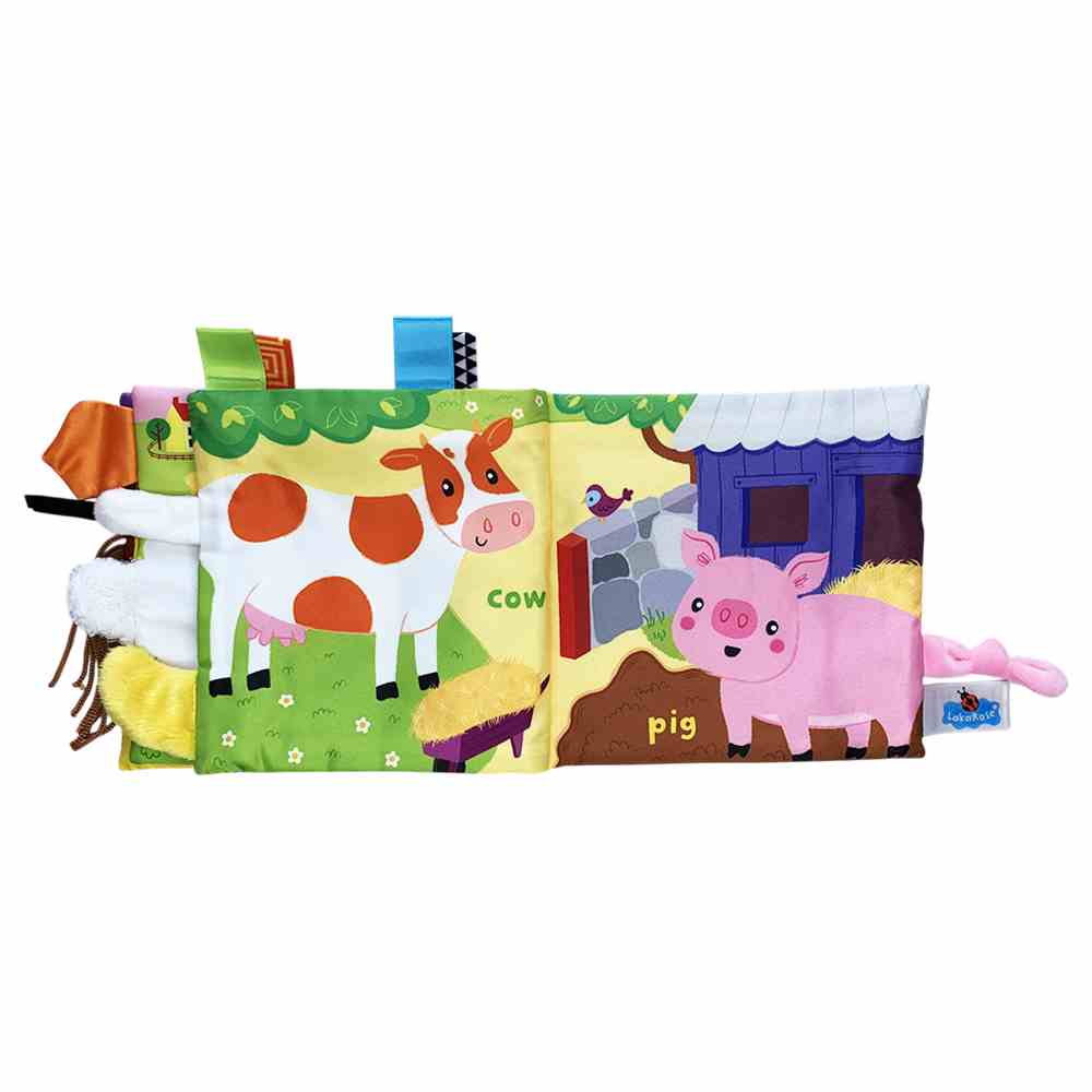 Интерактивная развивающая книжечка "Ферма",пак.15*16см  ТМ MEGAZayka